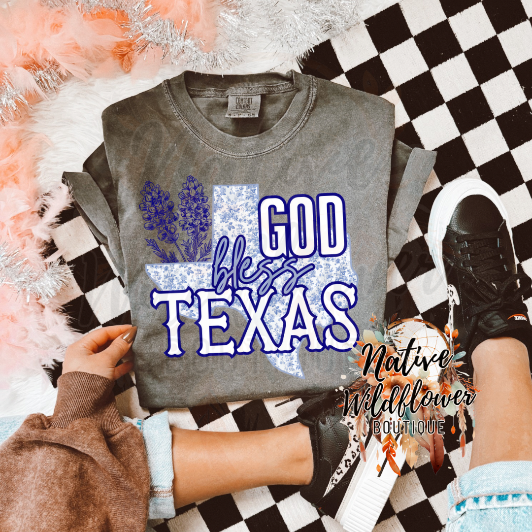God Bless Texas Fundraiser Shirt