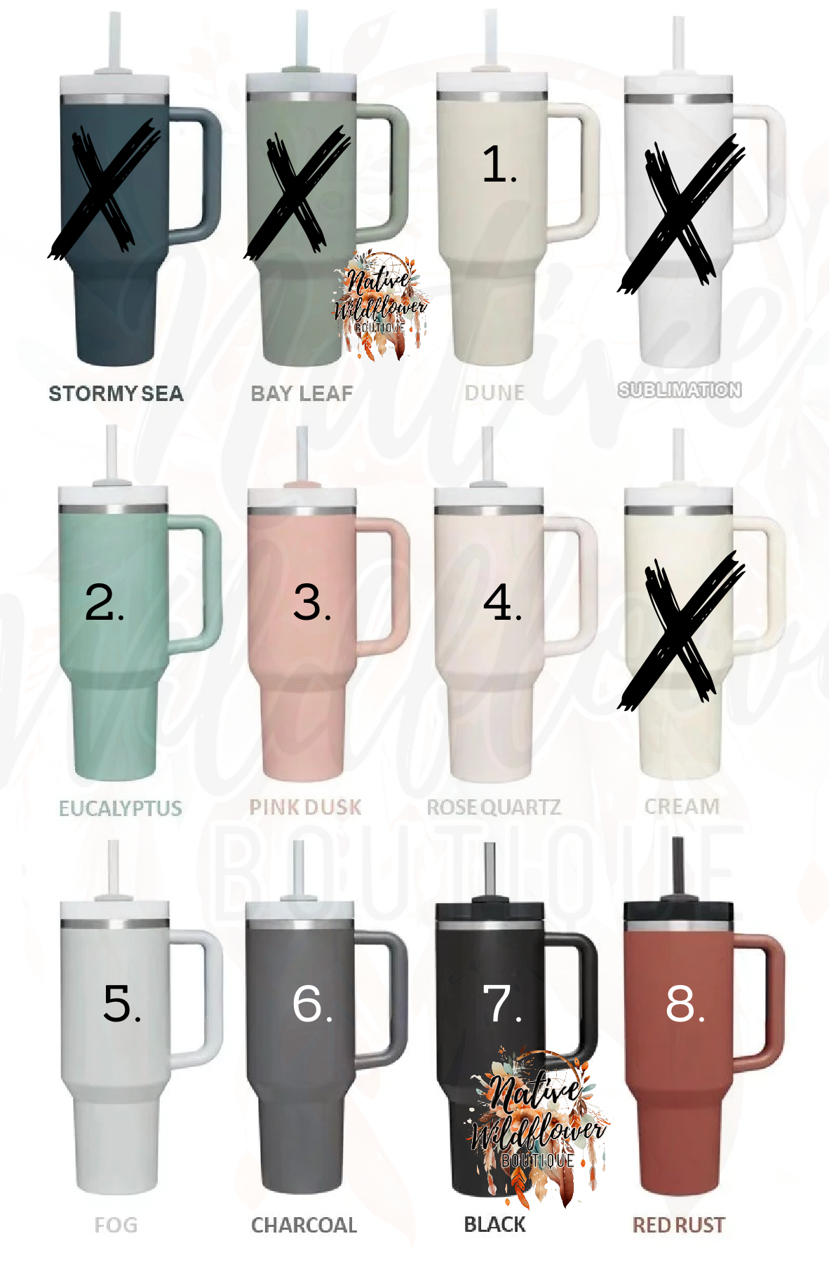 40oz Handle Tumblers