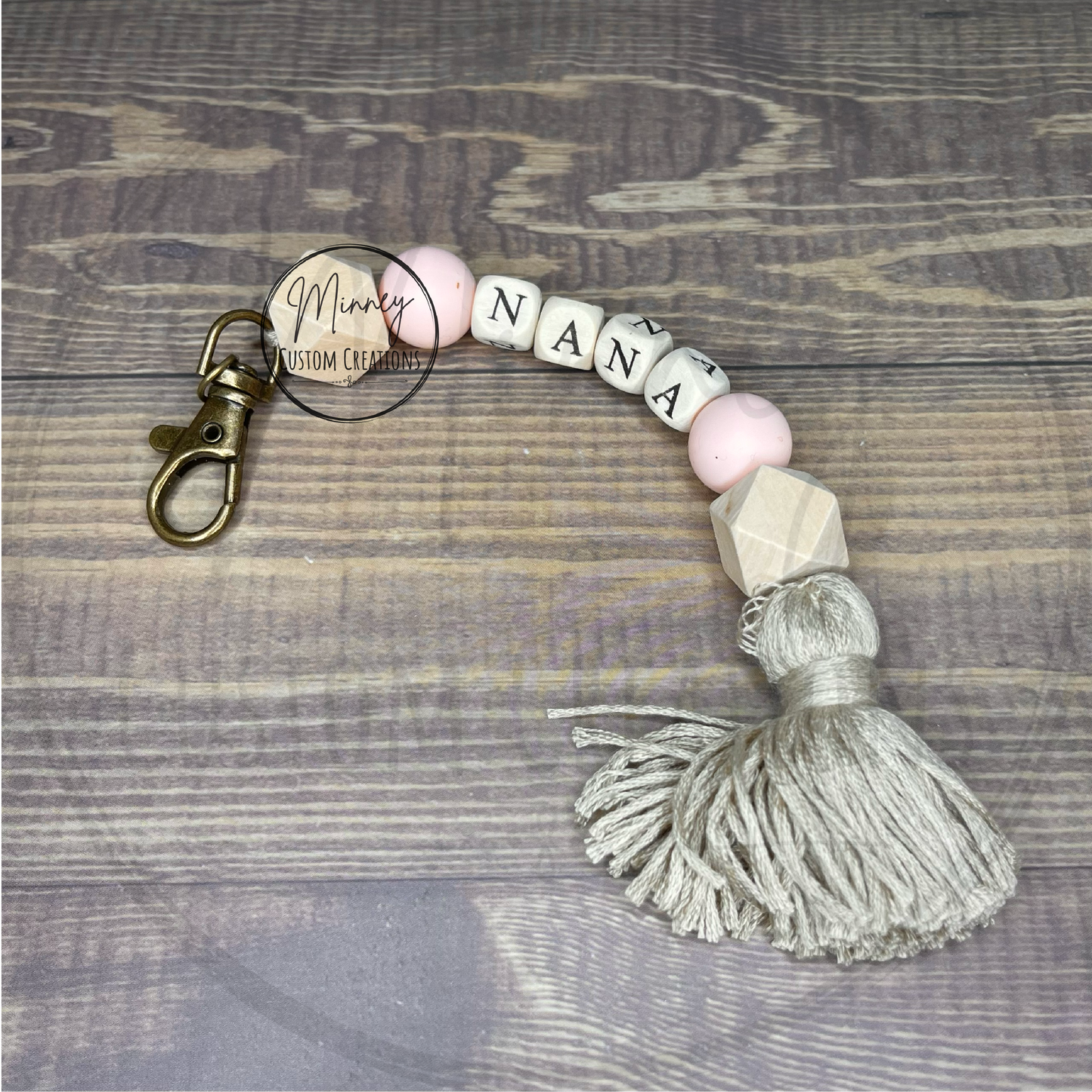 Nana Beaded Keychain