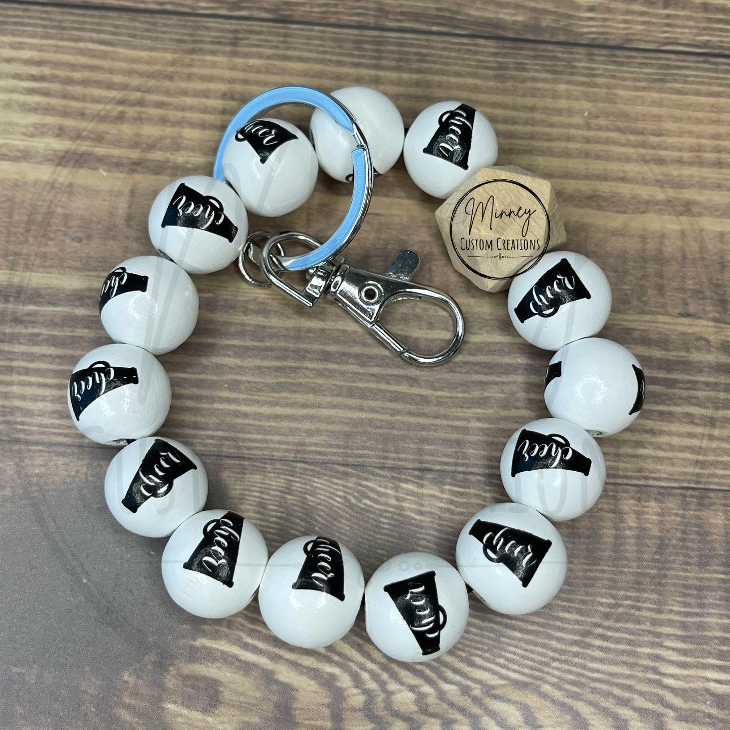 Cheer Beaded Wristlet