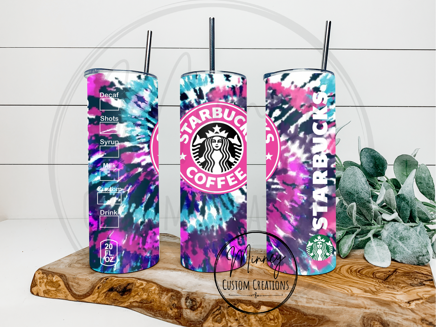 Tie Dye Coffee Tumbler