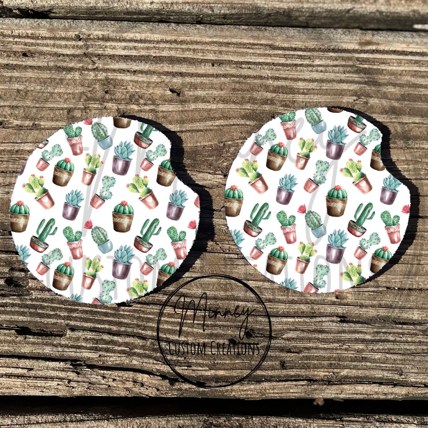 Succulent Car Coasters