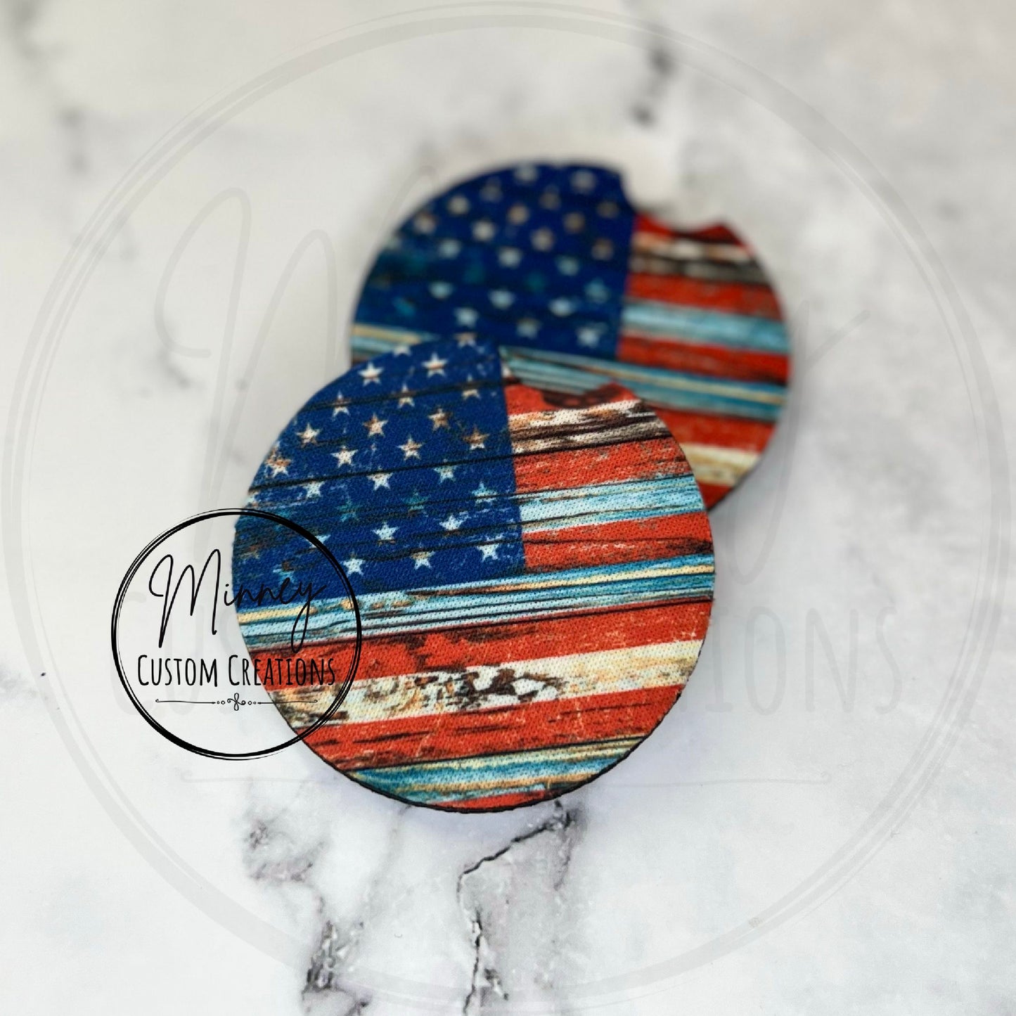 Distressed Wooden Flag