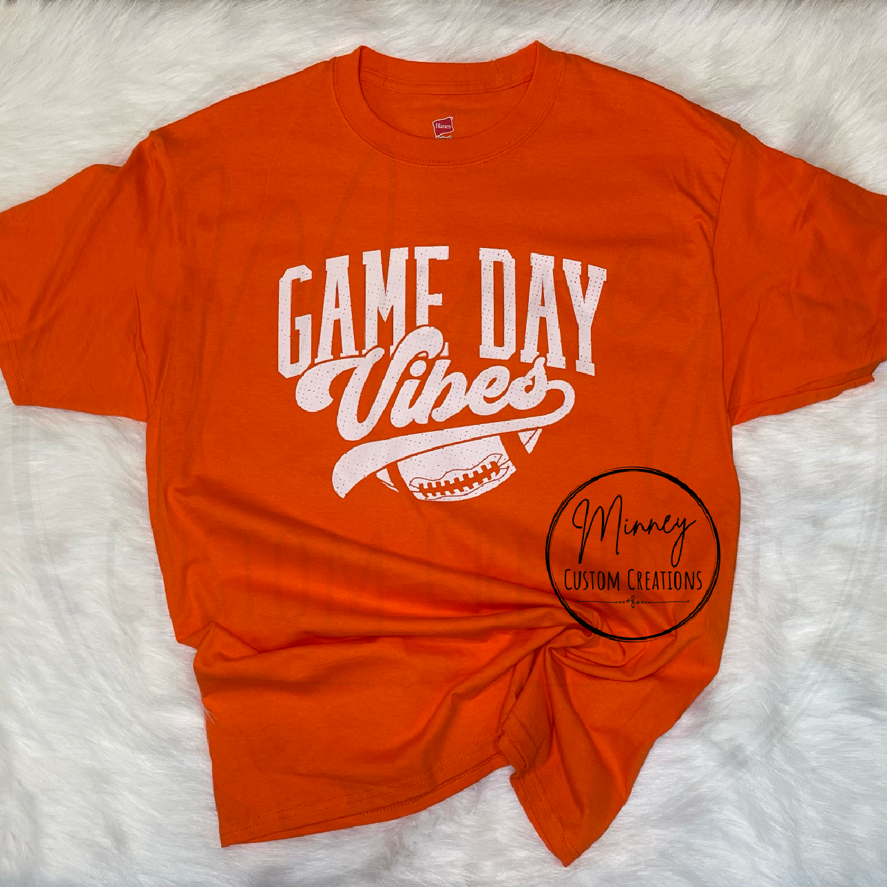 Game Day Vibes Orange Tee