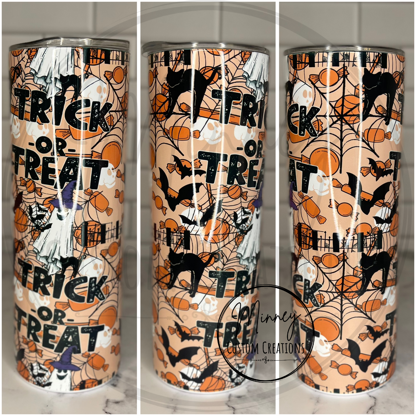 Trick or Treat Ghost Tumbler