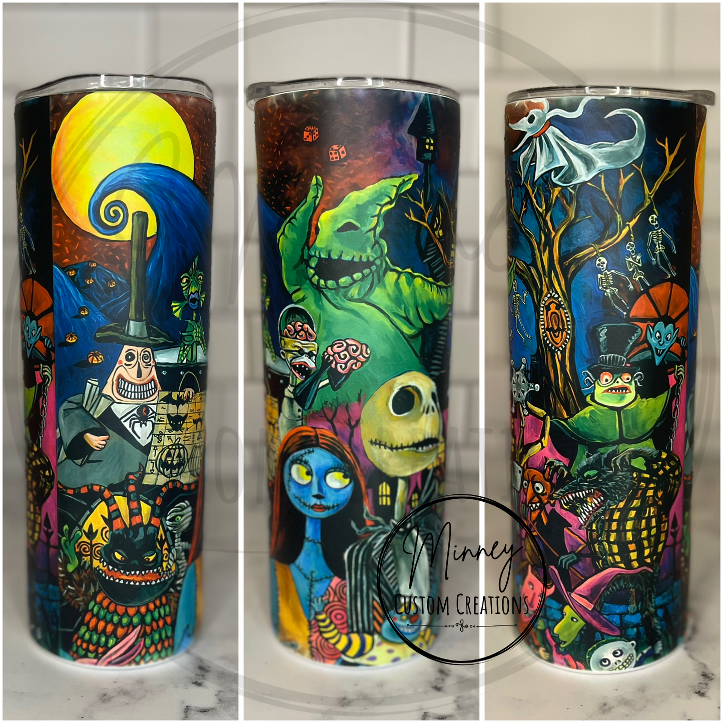 Nightmare Glow in the Dark Tumbler