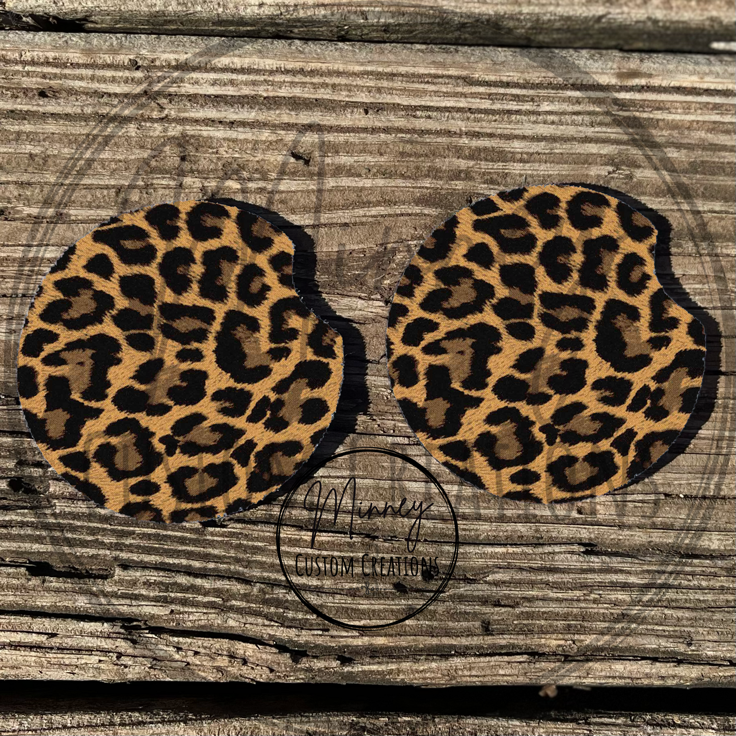 Leopard Car Coasters