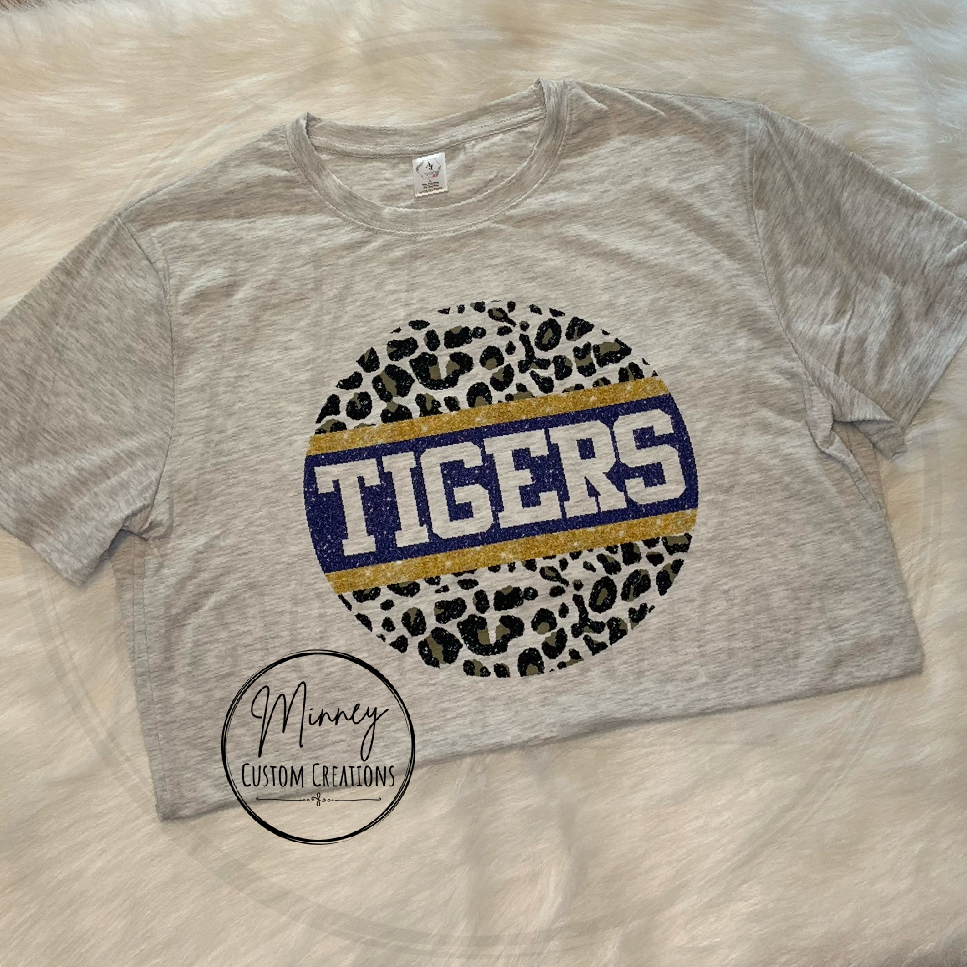 Glitter Circle Tigers