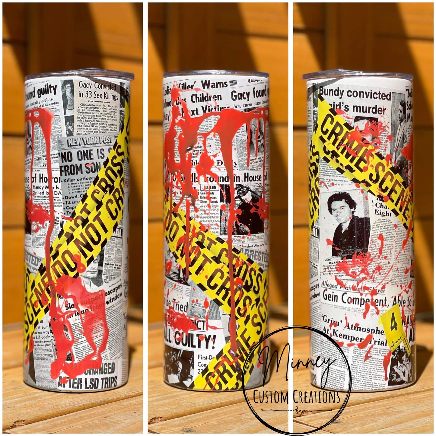 Crime Scene Serial Killer Tumbler