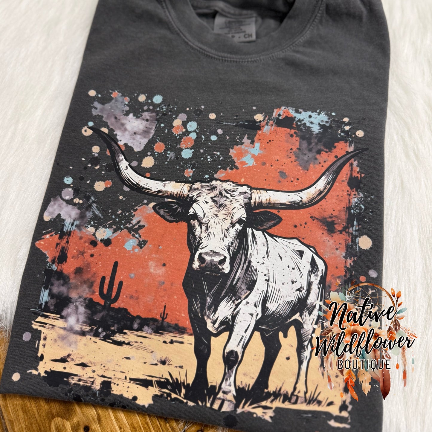 Western Longhorn Bull