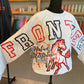 Oversized Frontier Sweatshirt with Mascot