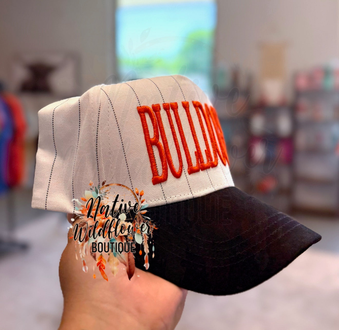 Puff Embroidery Bulldogs