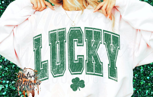 Distressed Lucky