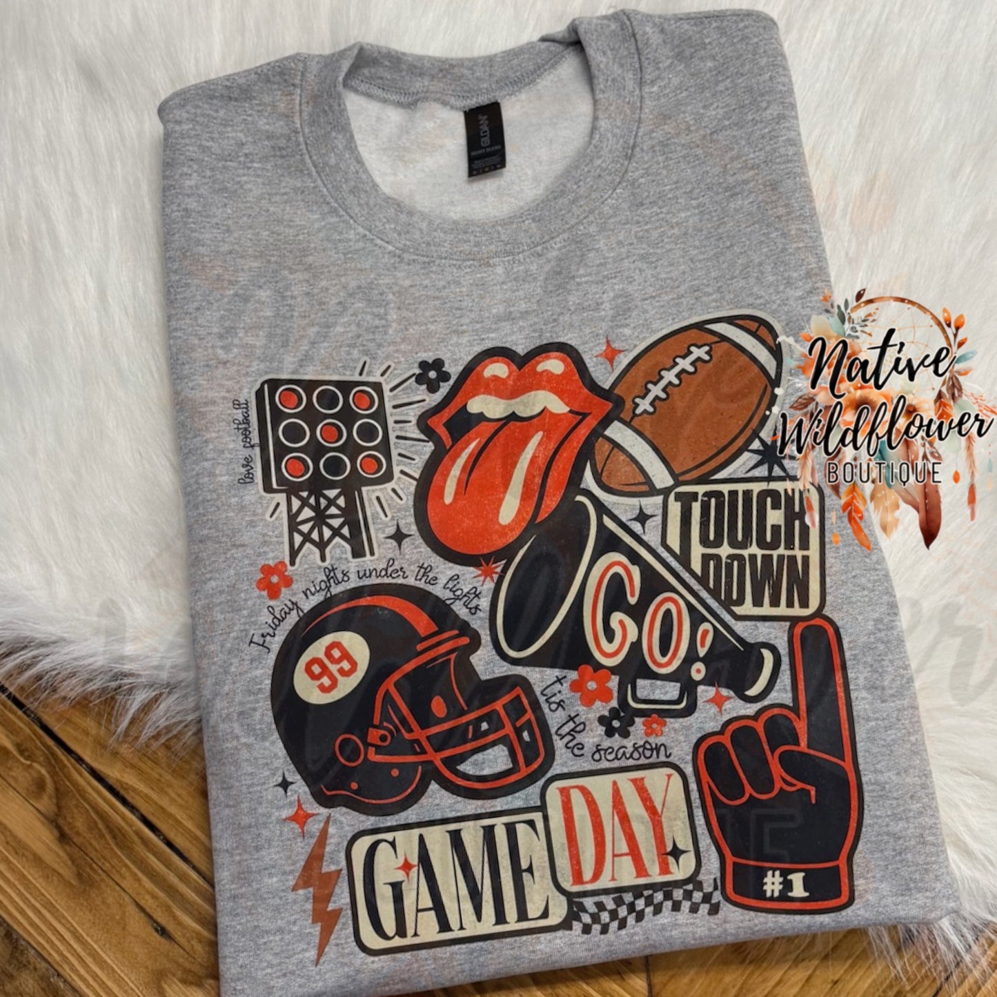 Game Day Football Collage
