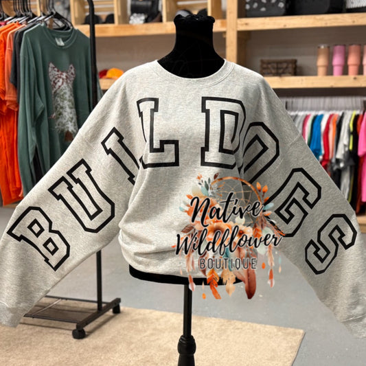 Oversized Black Bulldogs