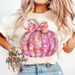 Pink Watercolor Pumpkin