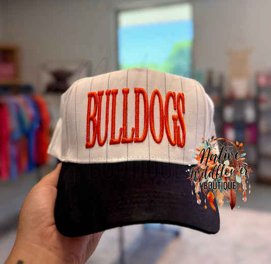 Puff Embroidery Bulldogs