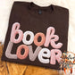 Faux Embroidered Book Lover