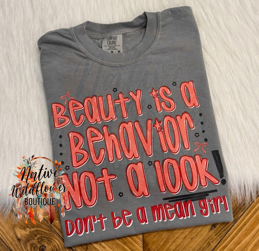 Beauty is a Behavior