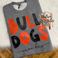 Orange and Black Bulldogs Game Day