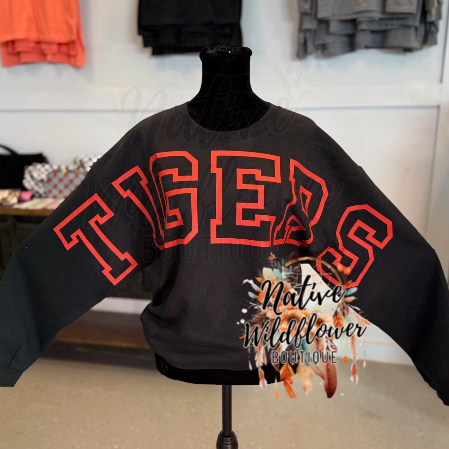 Oversized Orange Tigers