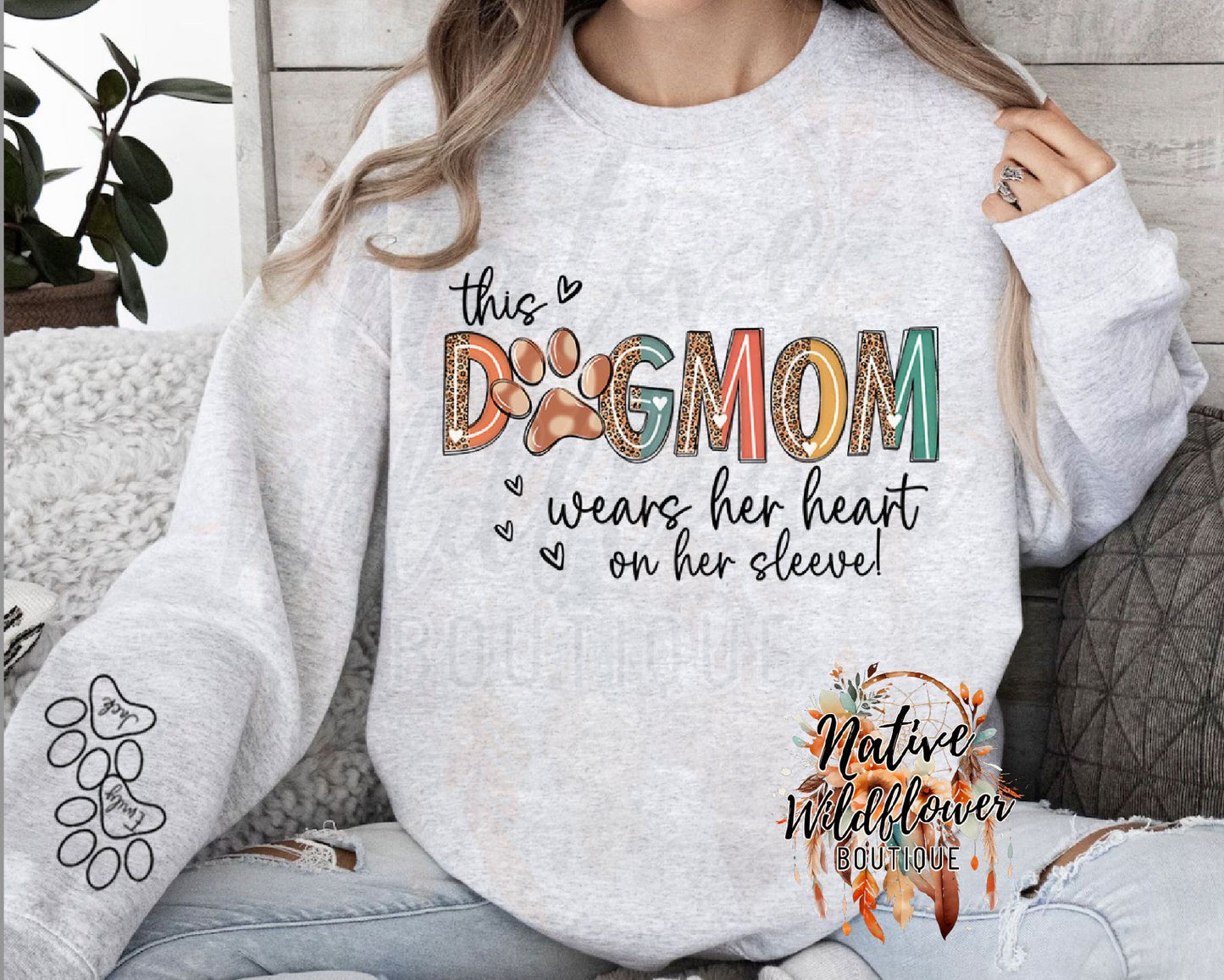 This Dog Mom wears her heart on her sleeve