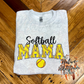 Softball Mama-Custom Name & Number on back