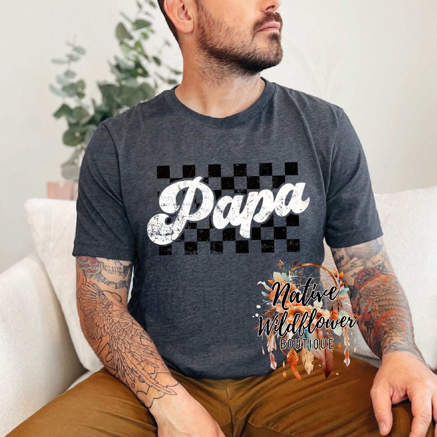 Papa Checkered