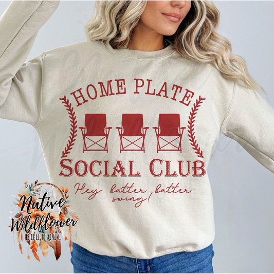 Home Plate Social Club Hey Batter