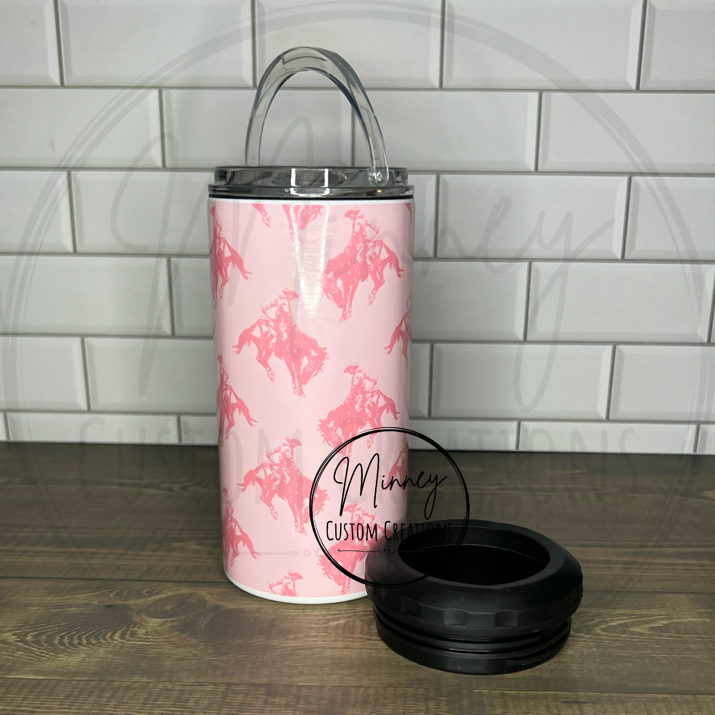 Pink Cowgirl 4in1 Can Cooler