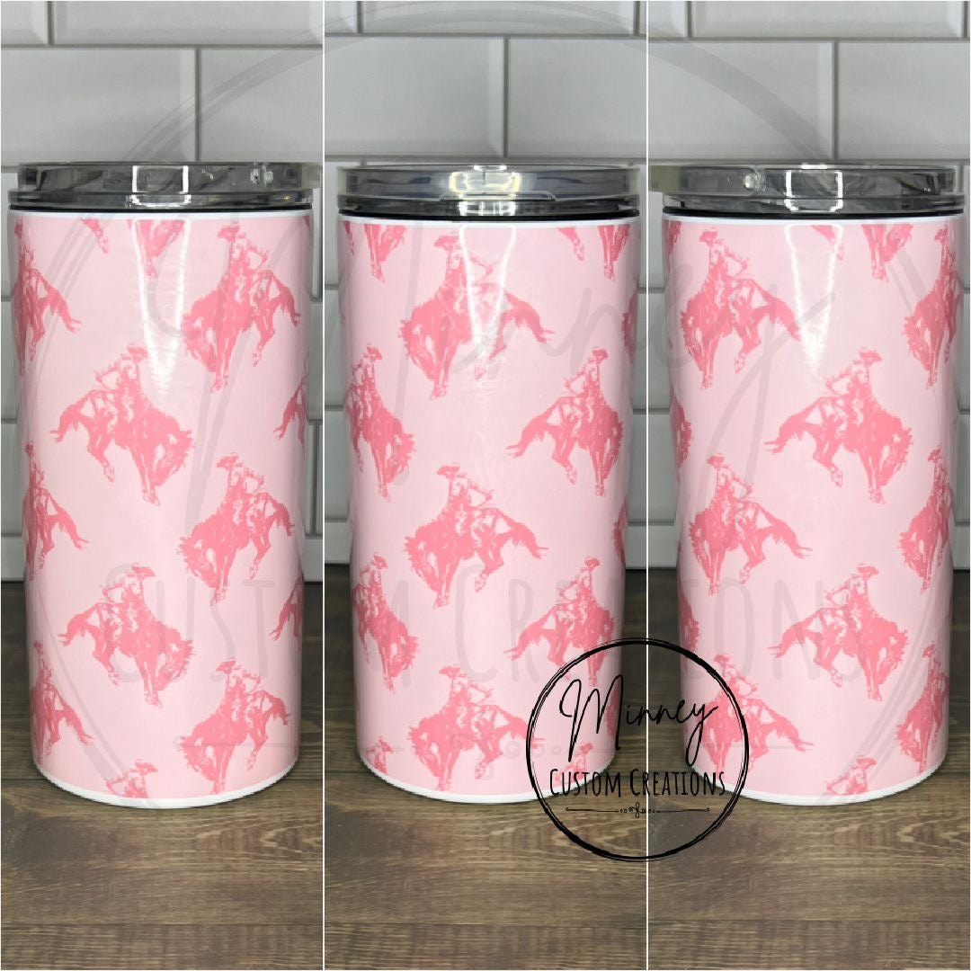 Pink Cowgirl 4in1 Can Cooler