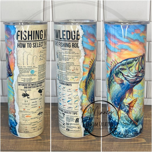 Fishing Knowledge Tumbler