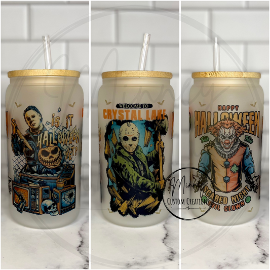 Frightening Character Glass Can