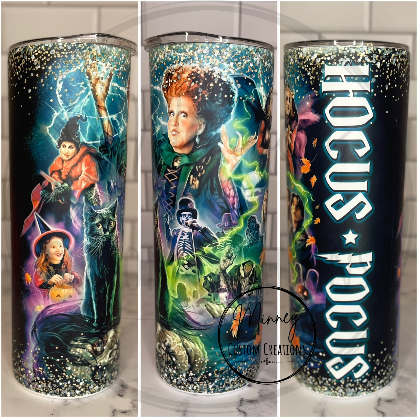 Witchy Glow in the Dark Tumbler