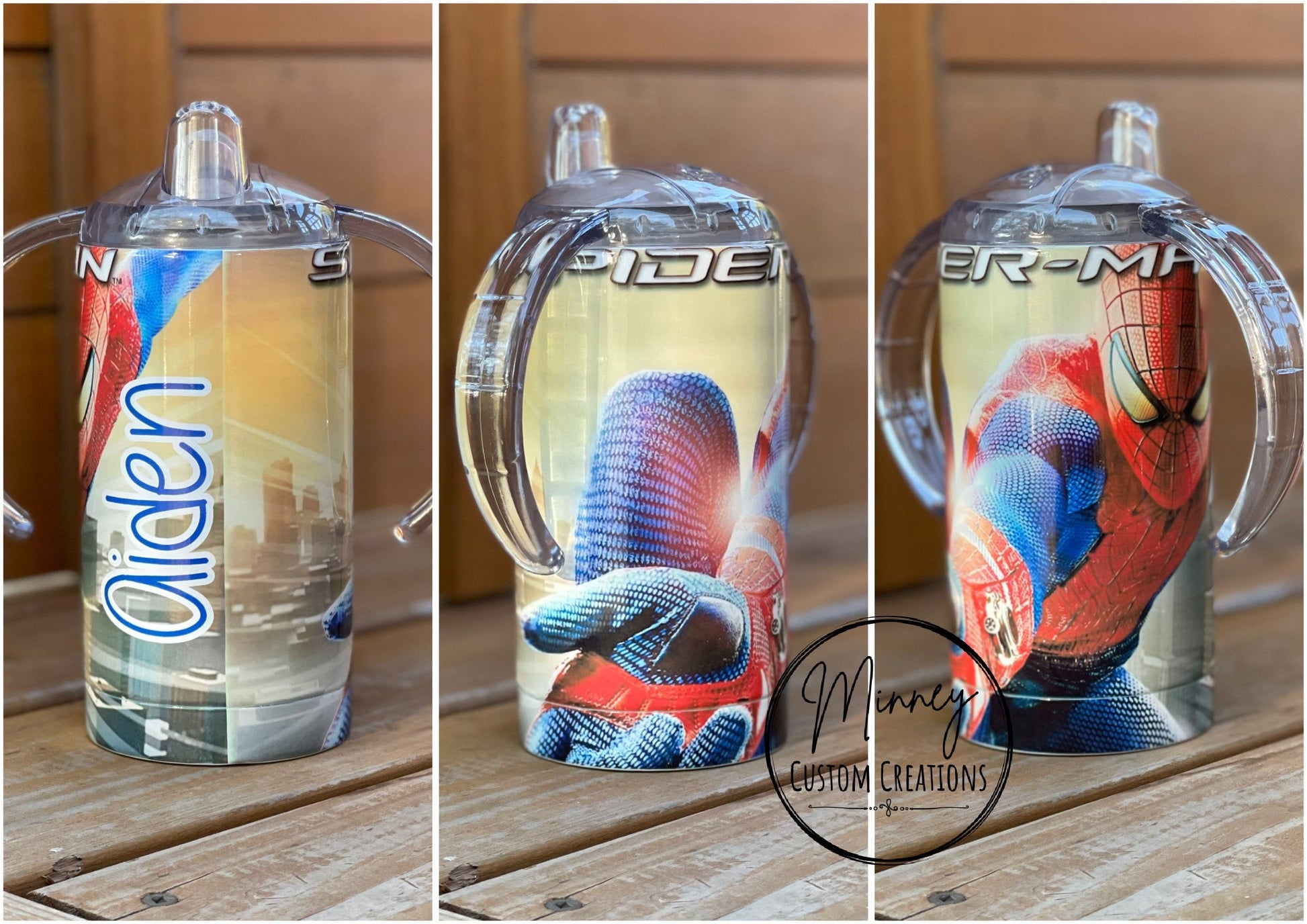 Custom Sippy Cup | Personalized Toddler Cup | Baby Gifts | Spiderman